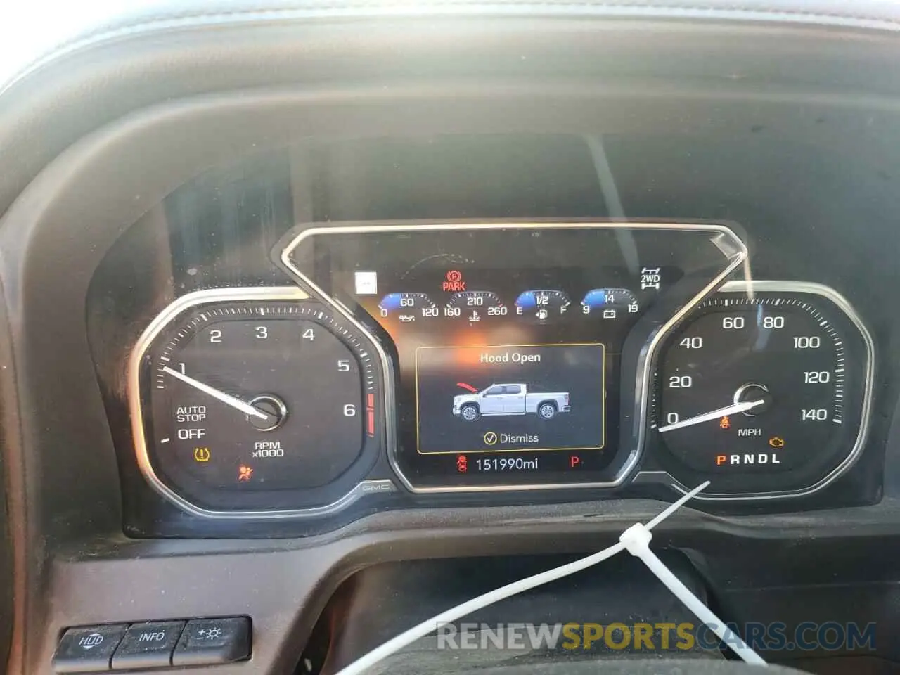 9 fotografías del automóvil dañado 1GTU9FEL0KZ115144 GMC SIERRA 2019