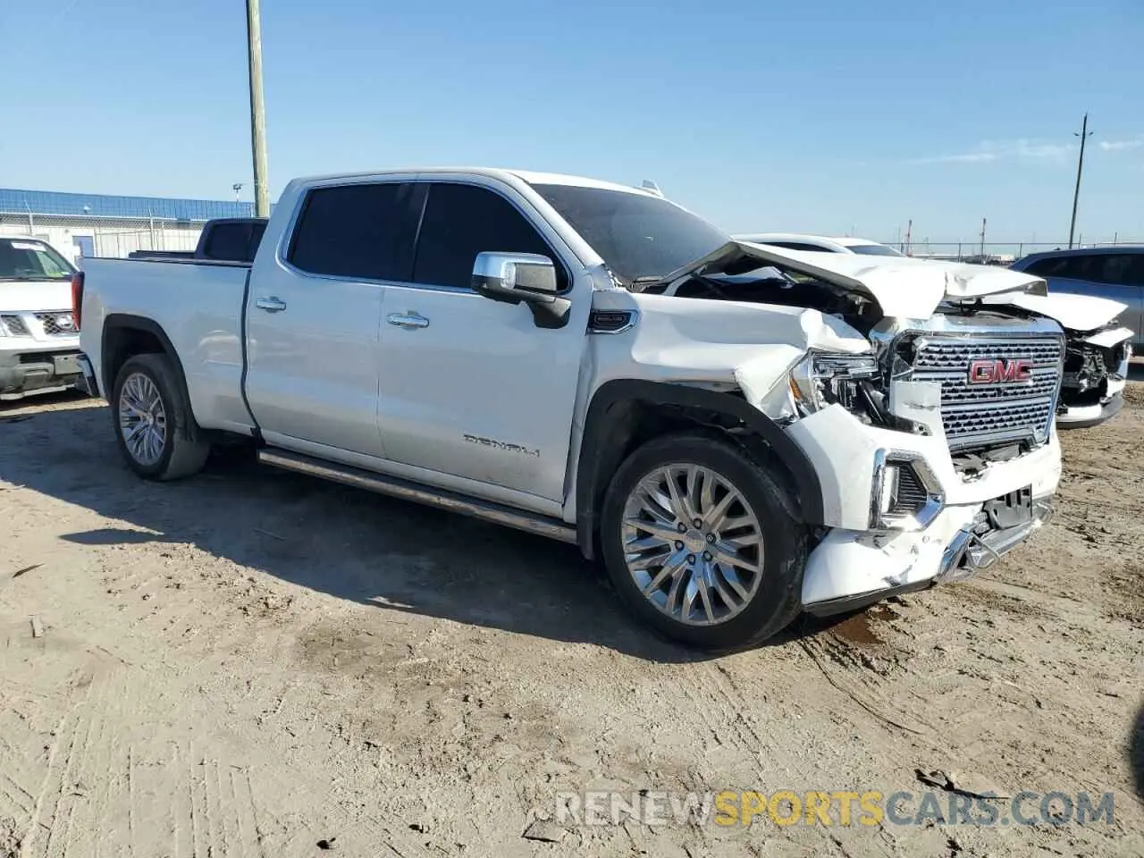 4 fotografías del automóvil dañado 1GTU9FEL0KZ291126 GMC SIERRA 2019