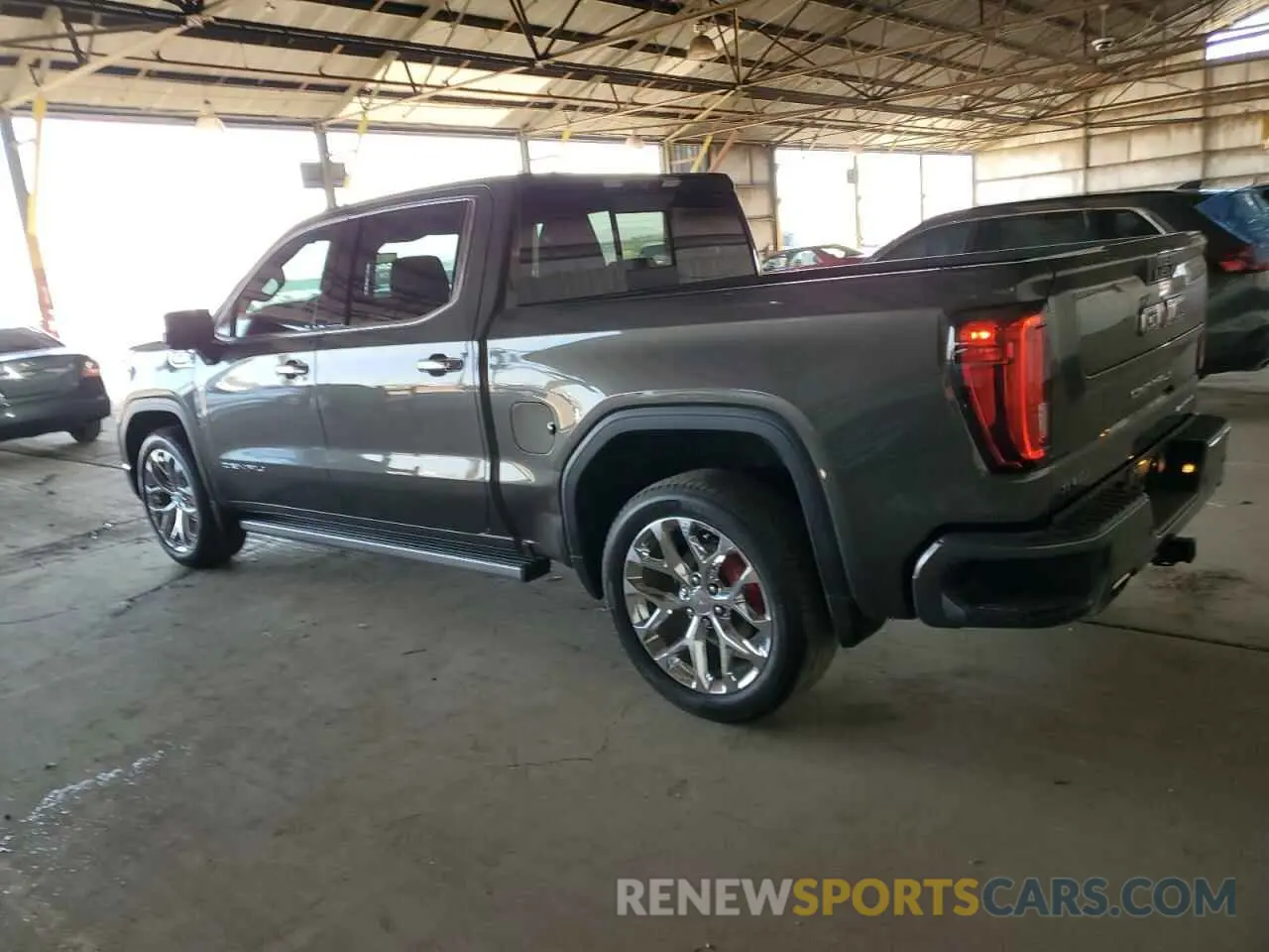 2 fotografías del automóvil dañado 1GTU9FEL1KZ288090 GMC SIERRA 2019
