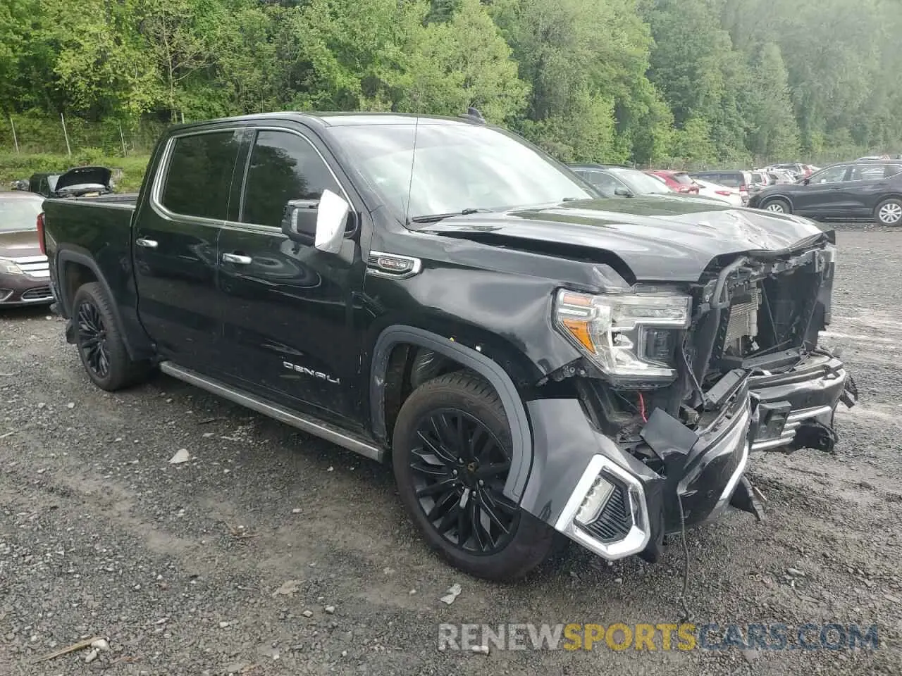 4 fotografías del automóvil dañado 1GTU9FEL1KZ319080 GMC SIERRA 2019