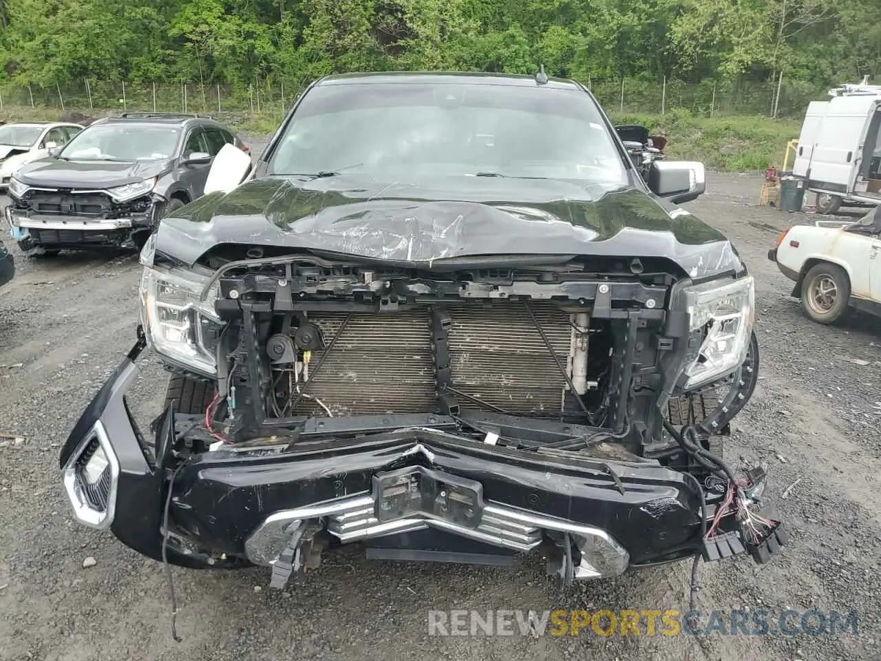 5 fotografías del automóvil dañado 1GTU9FEL1KZ319080 GMC SIERRA 2019