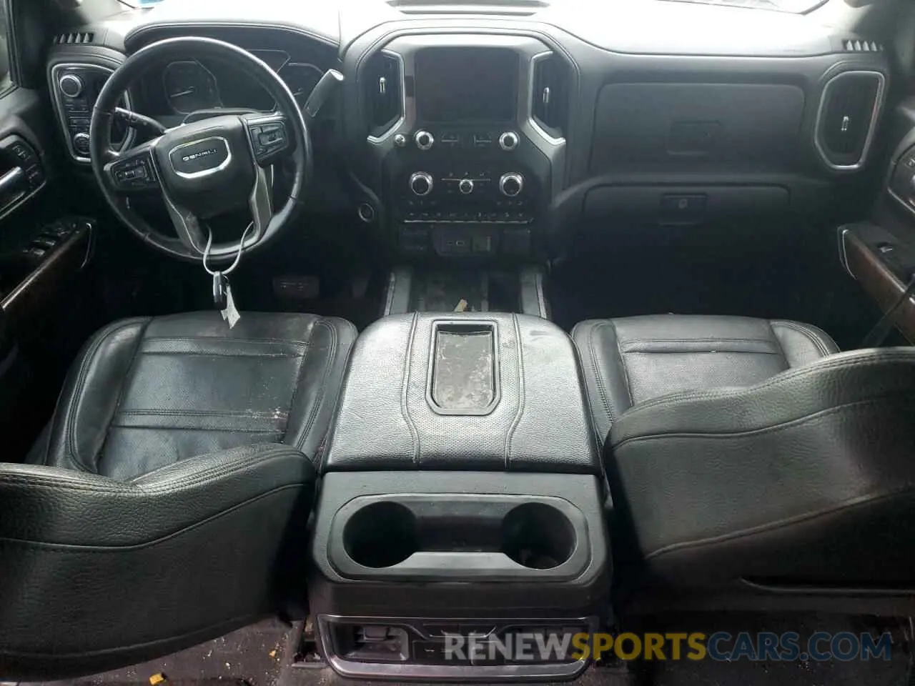 8 fotografías del automóvil dañado 1GTU9FEL1KZ319080 GMC SIERRA 2019