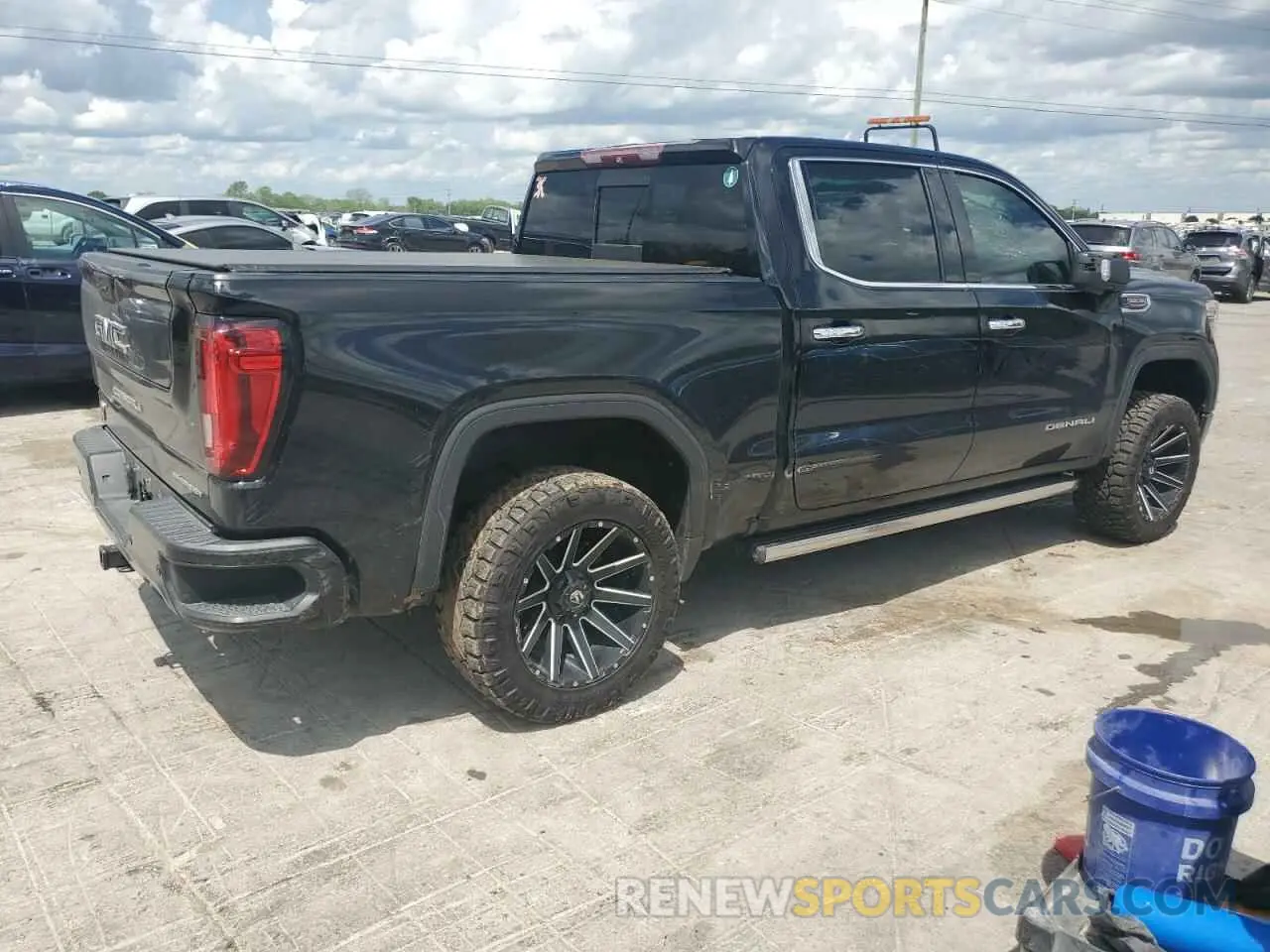 3 fotografías del automóvil dañado 1GTU9FEL4KZ349495 GMC SIERRA 2019