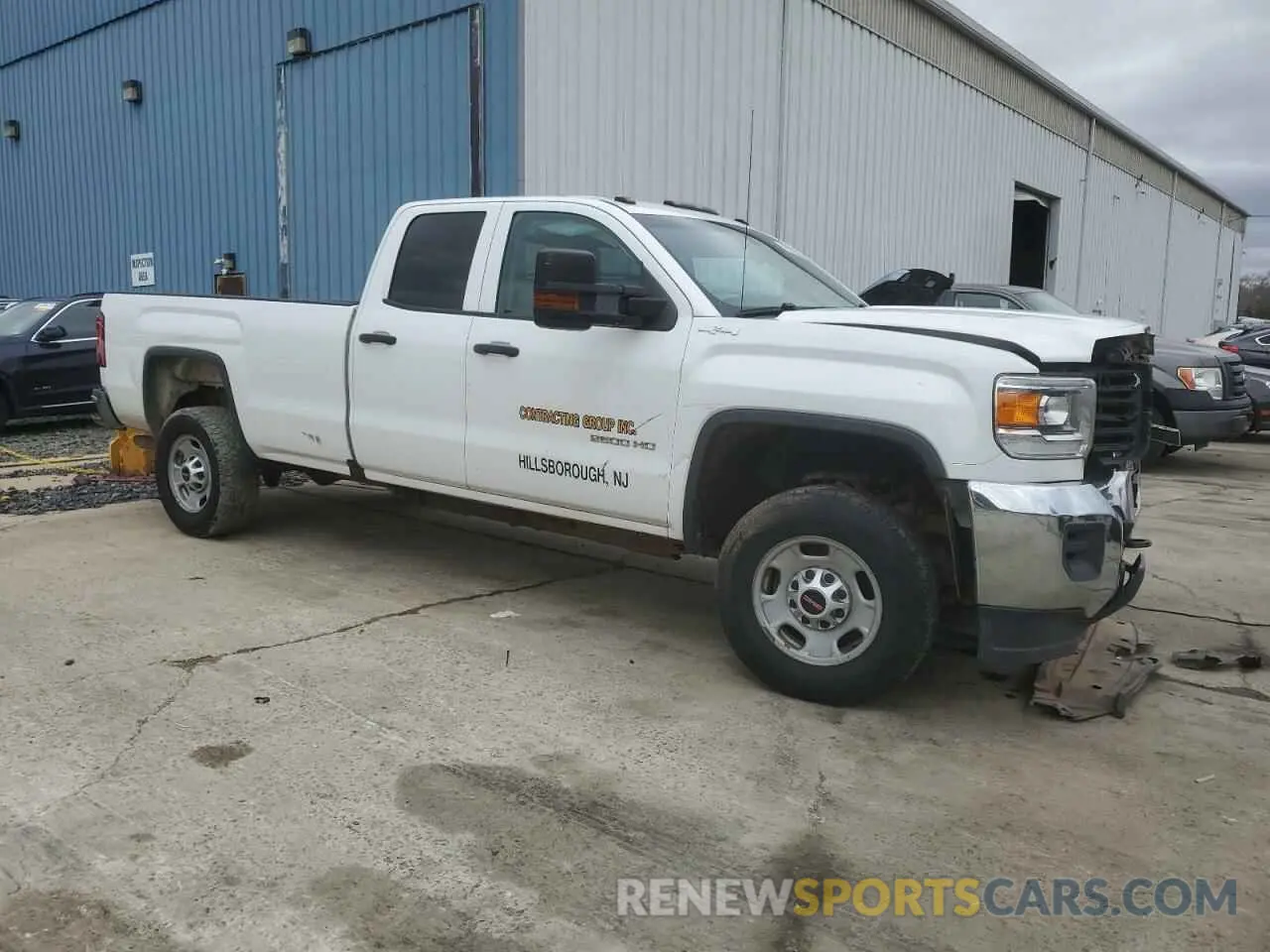 4 fotografías del automóvil dañado 2GT22NEG8K1128063 GMC SIERRA 2019