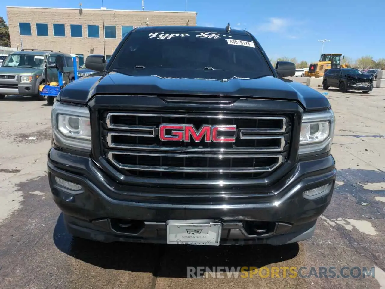5 fotografías del automóvil dañado 2GTV2LEC7K1109728 GMC SIERRA 2019