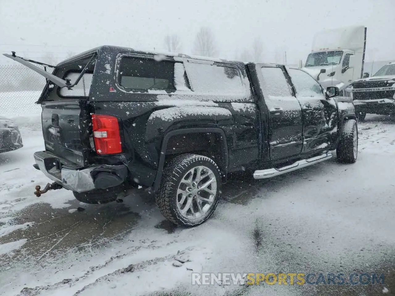 3 fotografías del automóvil dañado 2GTV2MEC1K1199674 GMC SIERRA 2019