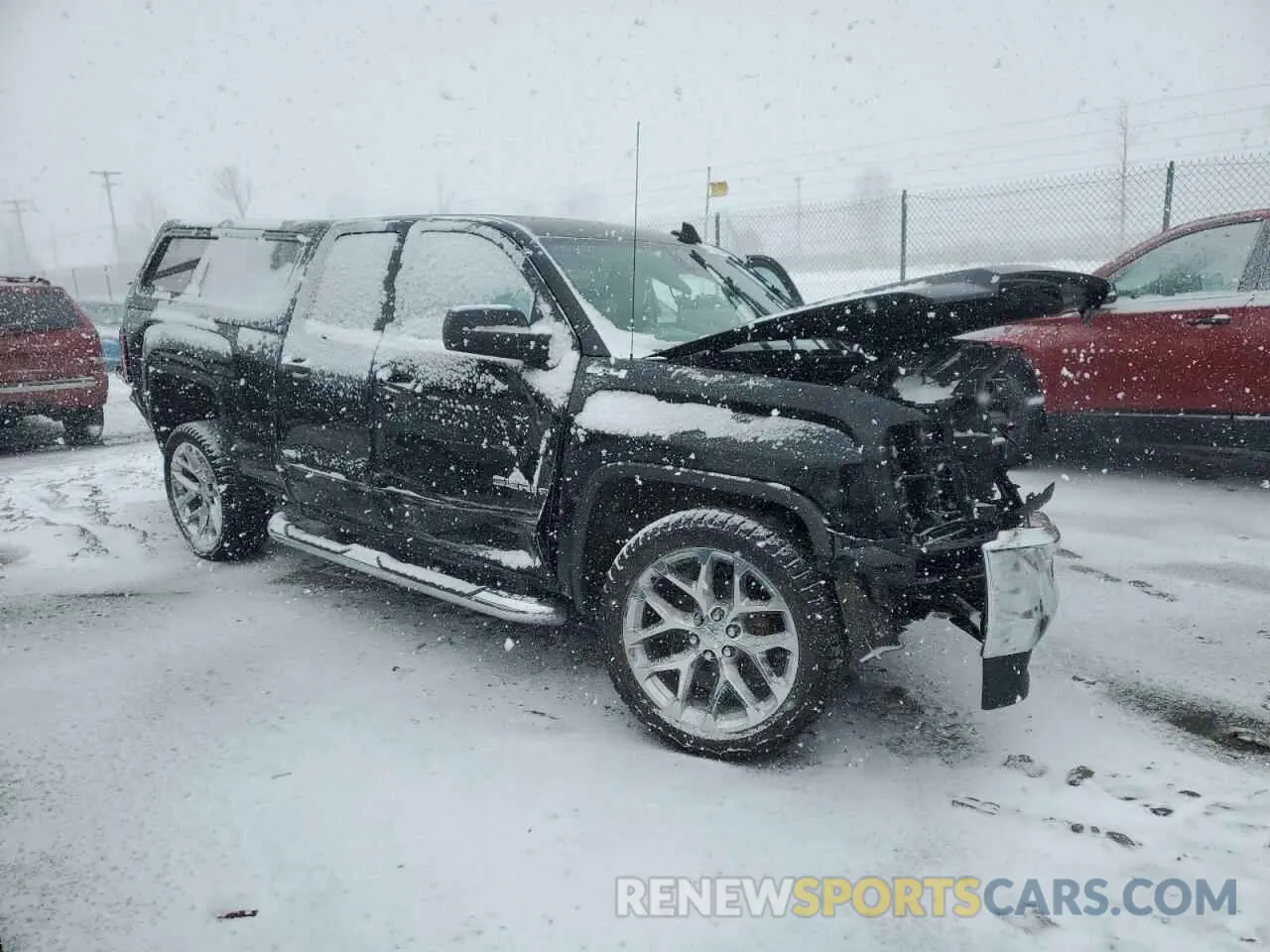 4 fotografías del automóvil dañado 2GTV2MEC1K1199674 GMC SIERRA 2019