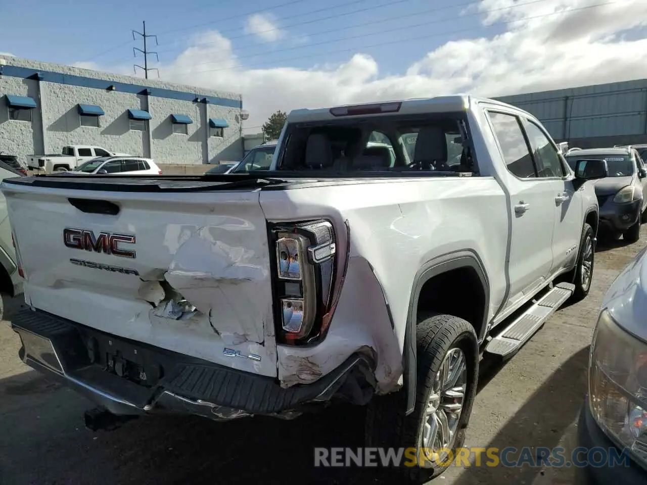 3 fotografías del automóvil dañado 3GTP8BEDXKG221859 GMC SIERRA 2019