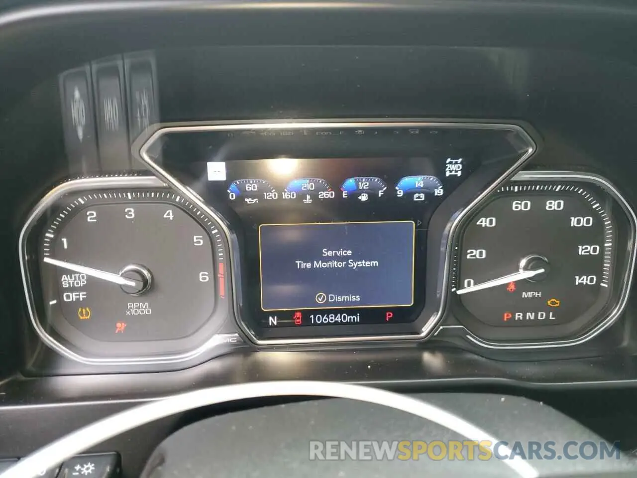 9 fotografías del automóvil dañado 3GTP9EEL3KG109796 GMC SIERRA 2019