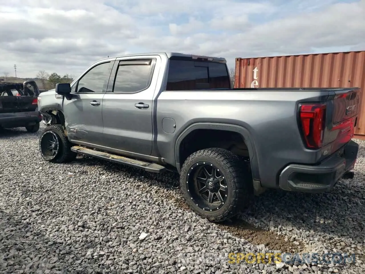 2 fotografías del automóvil dañado 3GTP9EEL4KG197662 GMC SIERRA 2019