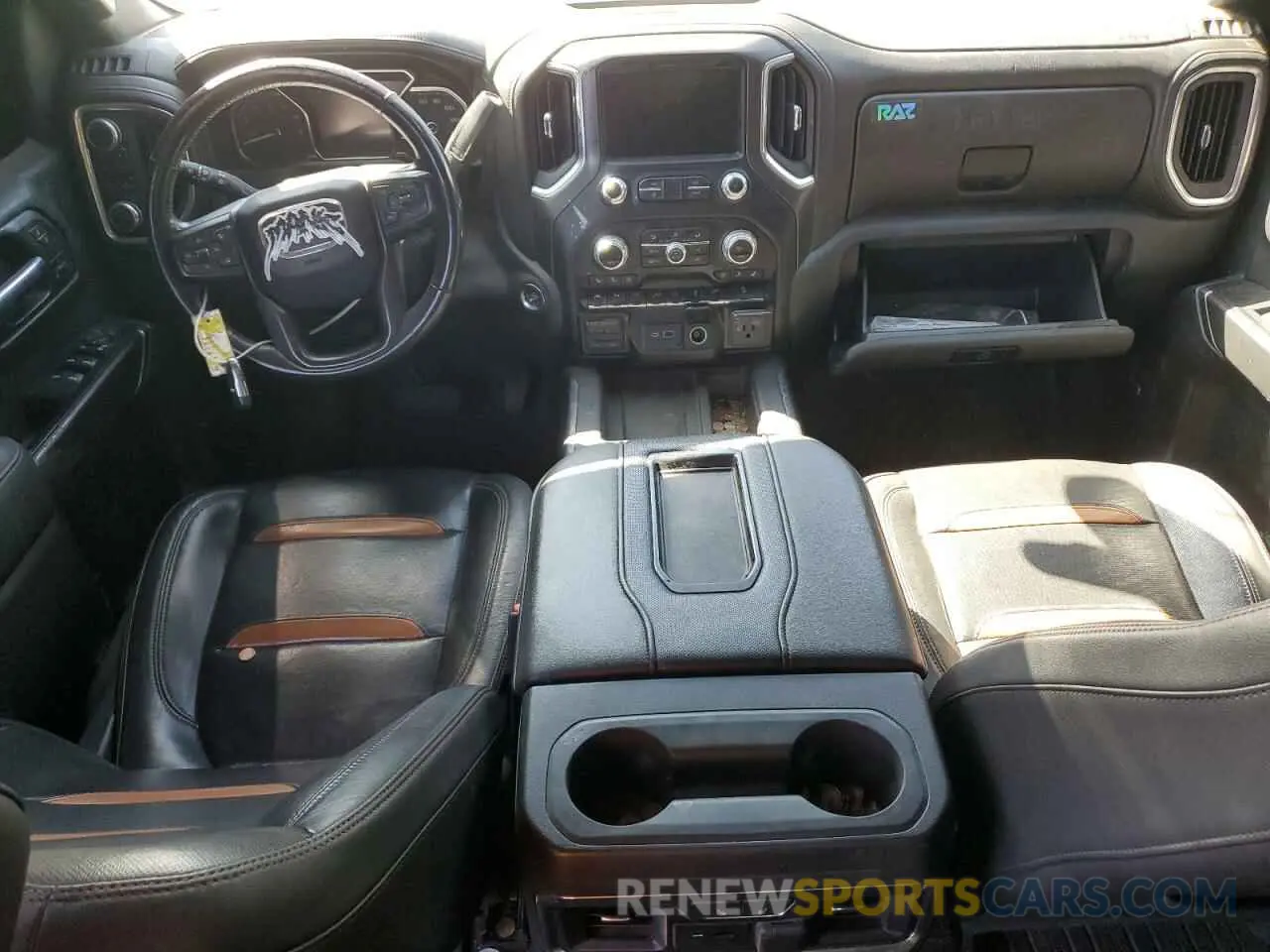 8 fotografías del automóvil dañado 3GTP9EEL4KG197662 GMC SIERRA 2019