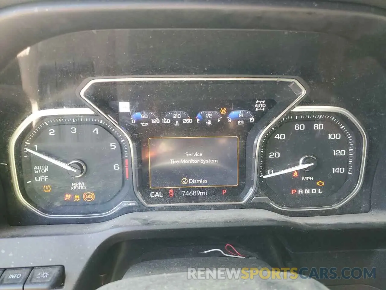 9 fotografías del automóvil dañado 3GTP9EEL4KG197662 GMC SIERRA 2019
