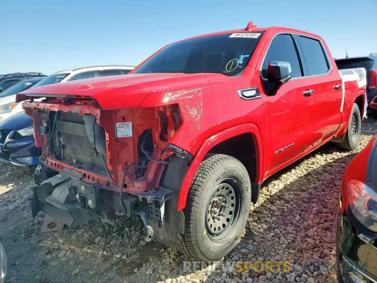 1 fotografías del automóvil dañado 3GTU8DED4KG110500 GMC SIERRA 2019