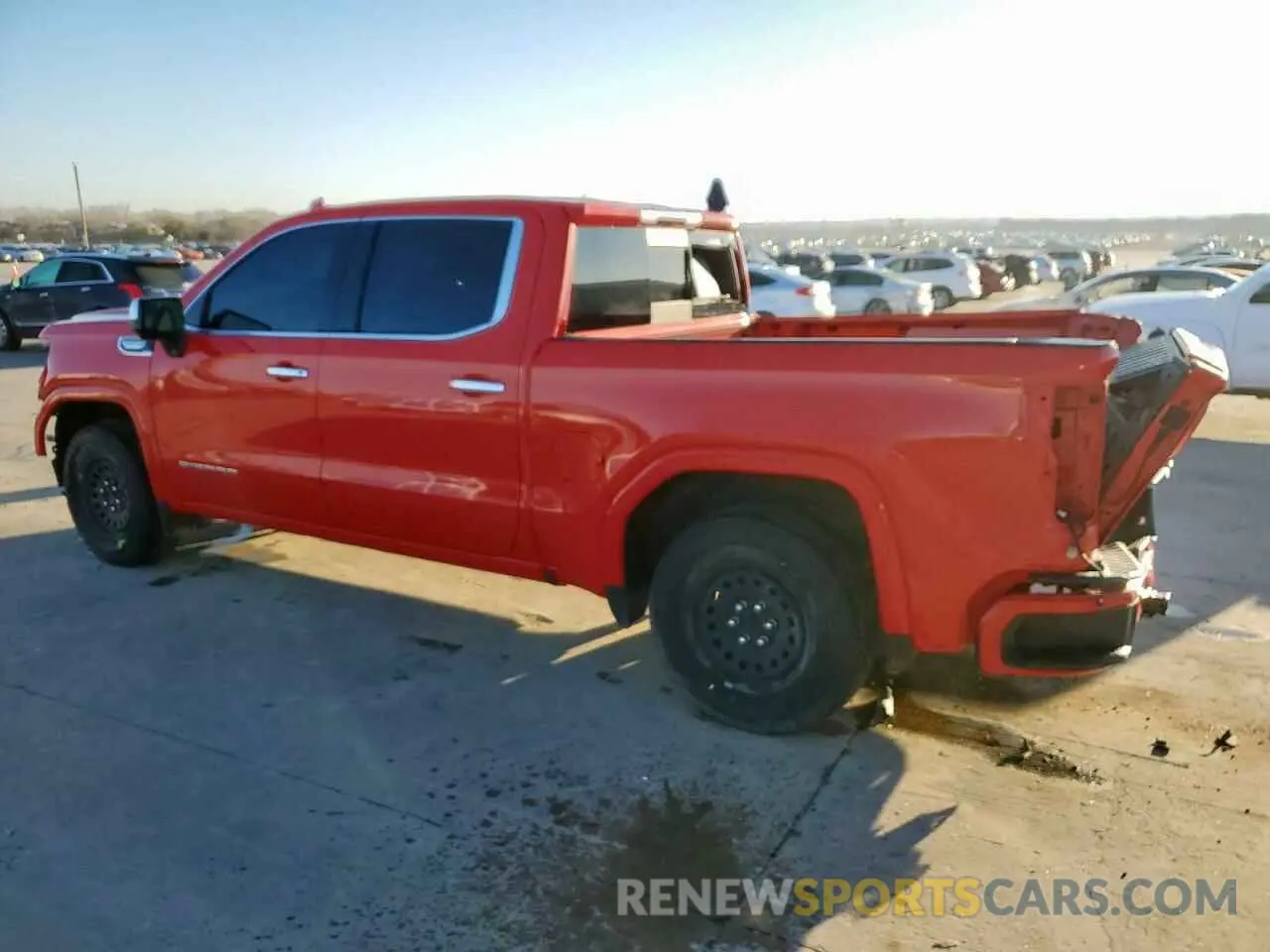 2 fotografías del automóvil dañado 3GTU8DED4KG110500 GMC SIERRA 2019