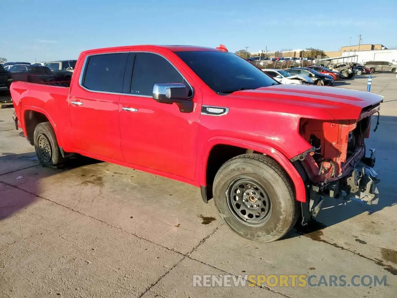 4 fotografías del automóvil dañado 3GTU8DED4KG110500 GMC SIERRA 2019