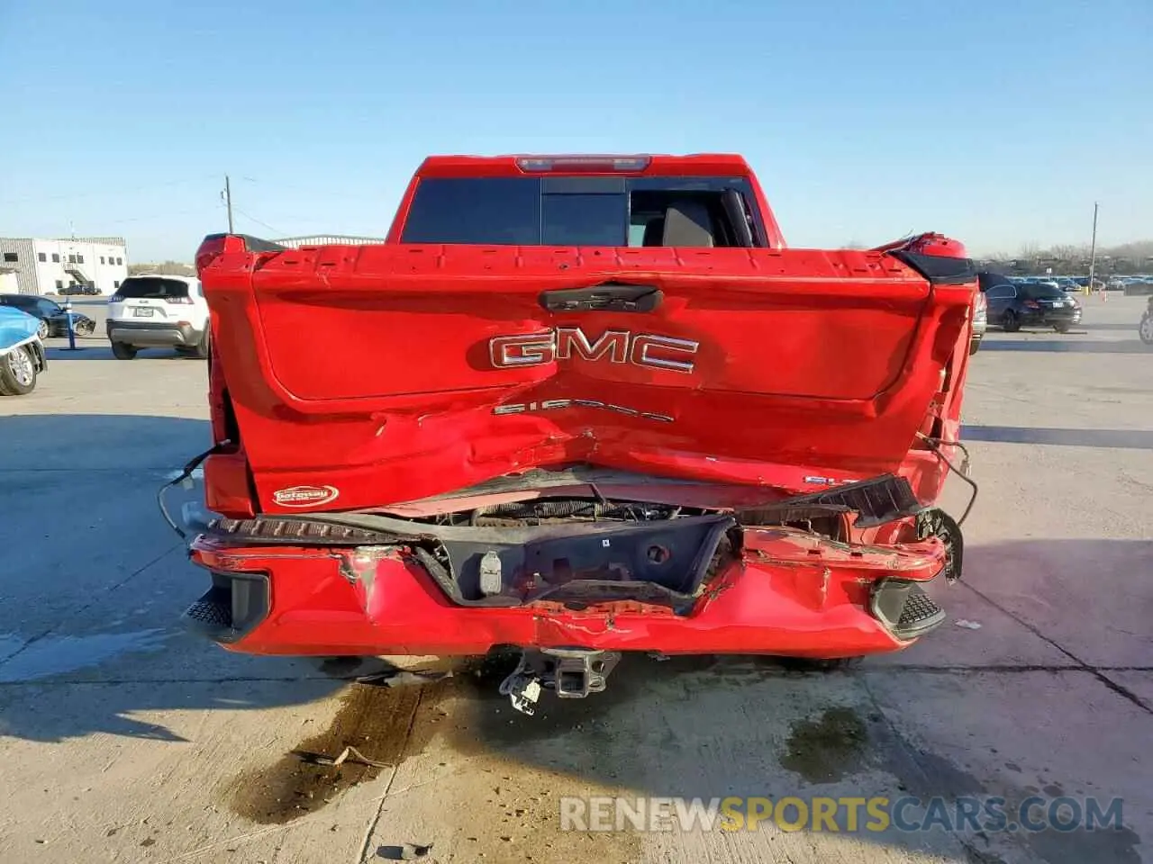 6 fotografías del automóvil dañado 3GTU8DED4KG110500 GMC SIERRA 2019