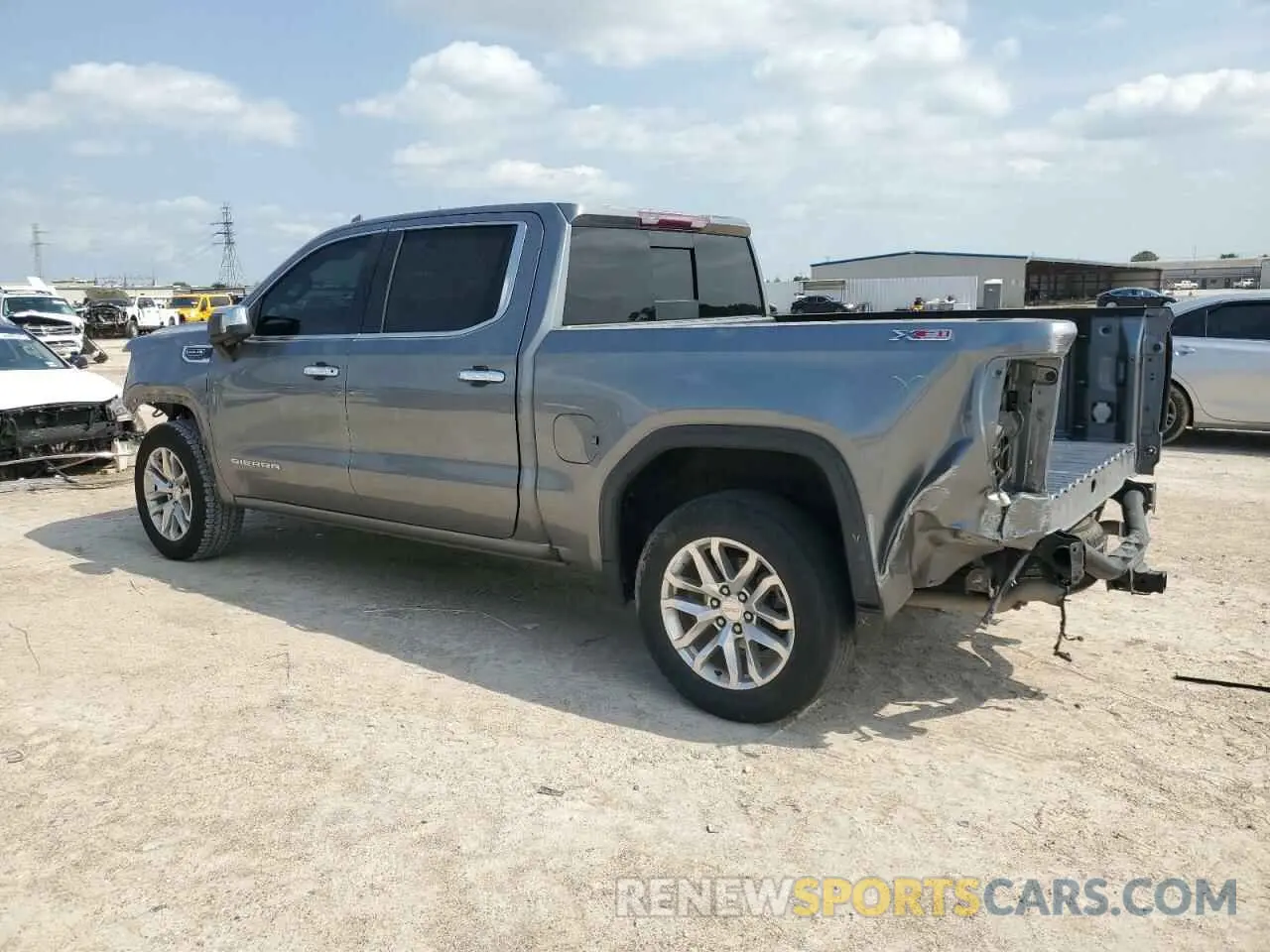 2 fotografías del automóvil dañado 3GTU9DED5KG263156 GMC SIERRA 2019