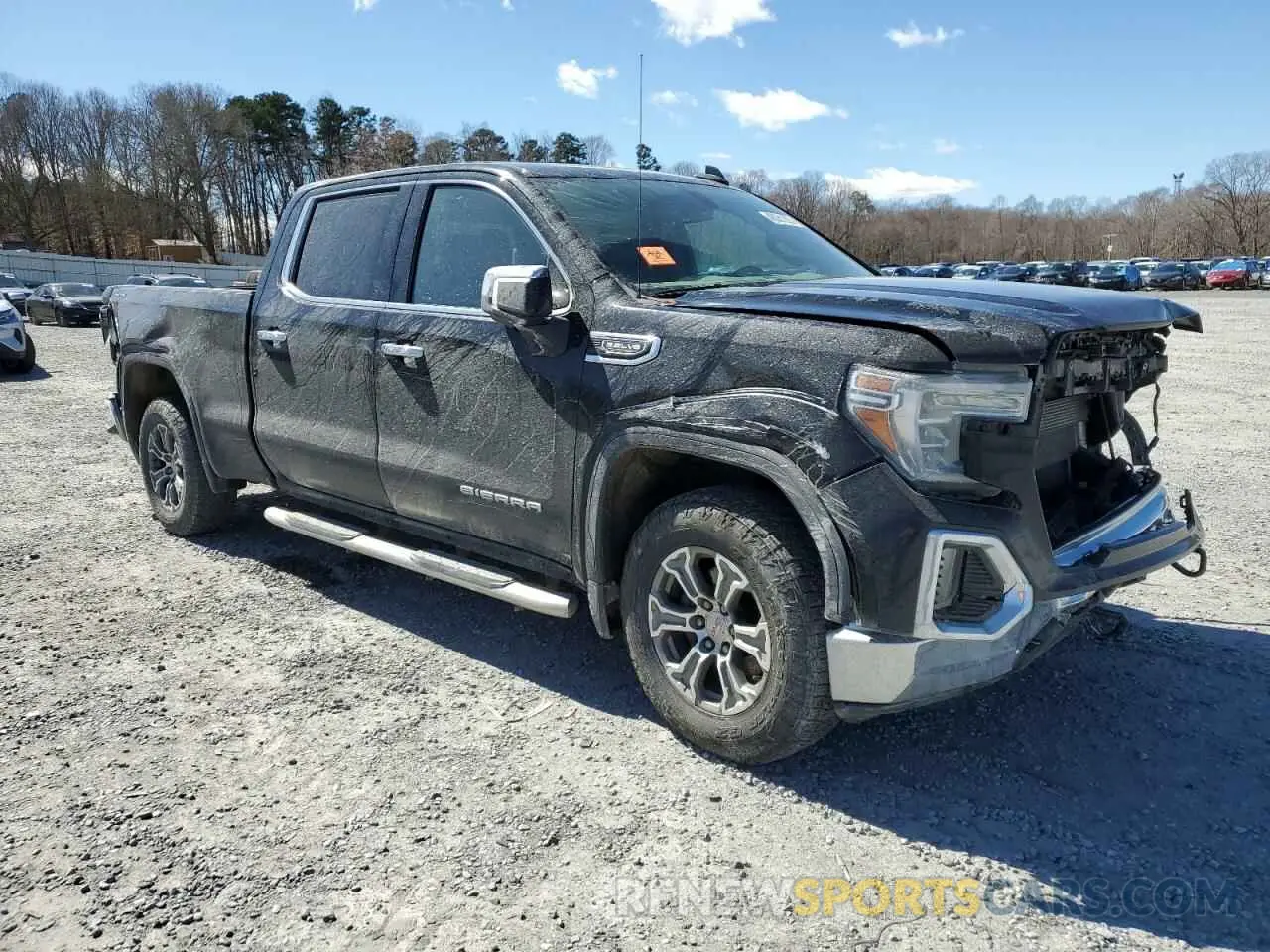 4 fotografías del automóvil dañado 3GTU9DED6KG257110 GMC SIERRA 2019