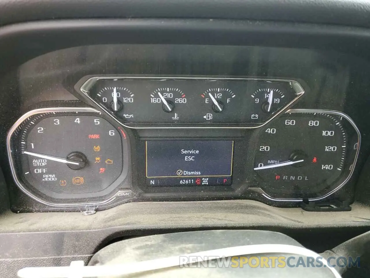 9 fotografías del automóvil dañado 3GTU9DED6KG257110 GMC SIERRA 2019