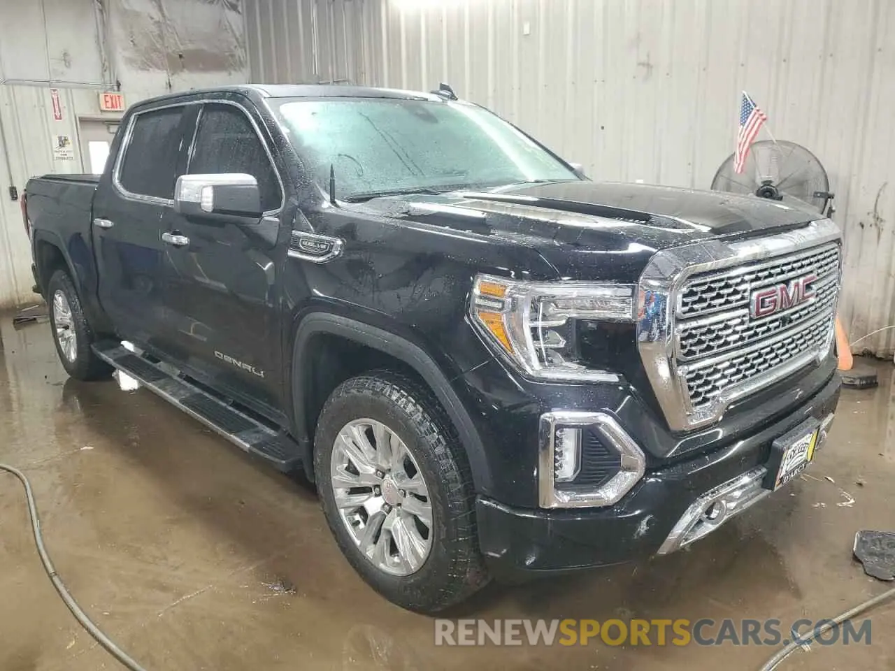 4 fotografías del automóvil dañado 3GTU9FED3KG242625 GMC SIERRA 2019