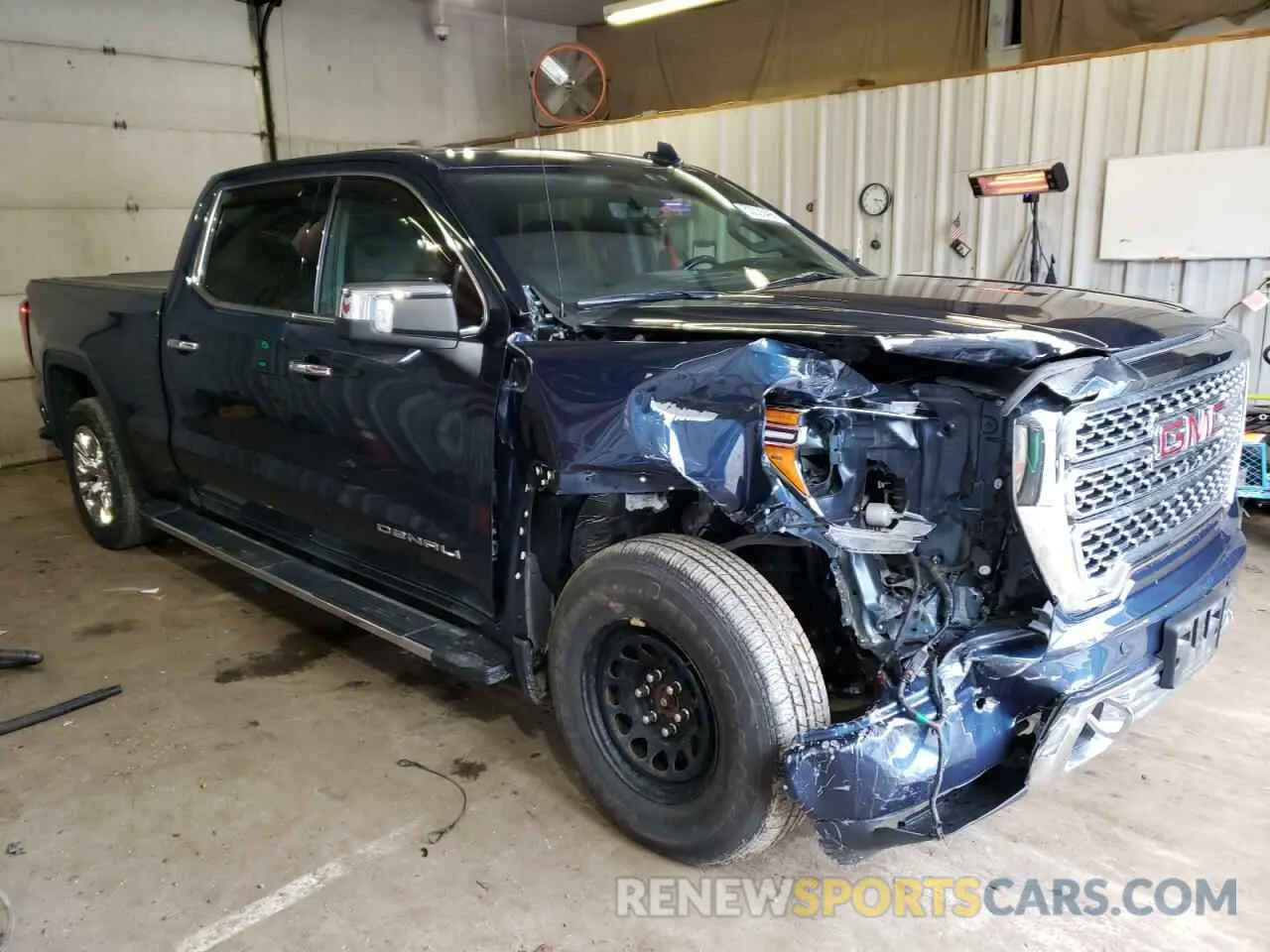 4 fotografías del automóvil dañado 3GTU9FEL0KG267683 GMC SIERRA 2019