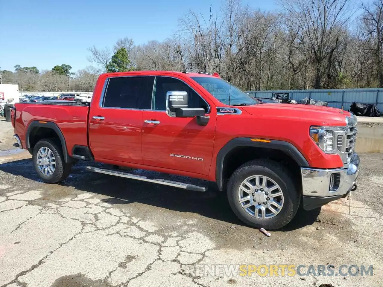 4 fotografías del automóvil dañado 1GT19NEY1LF223025 GMC SIERRA 2020