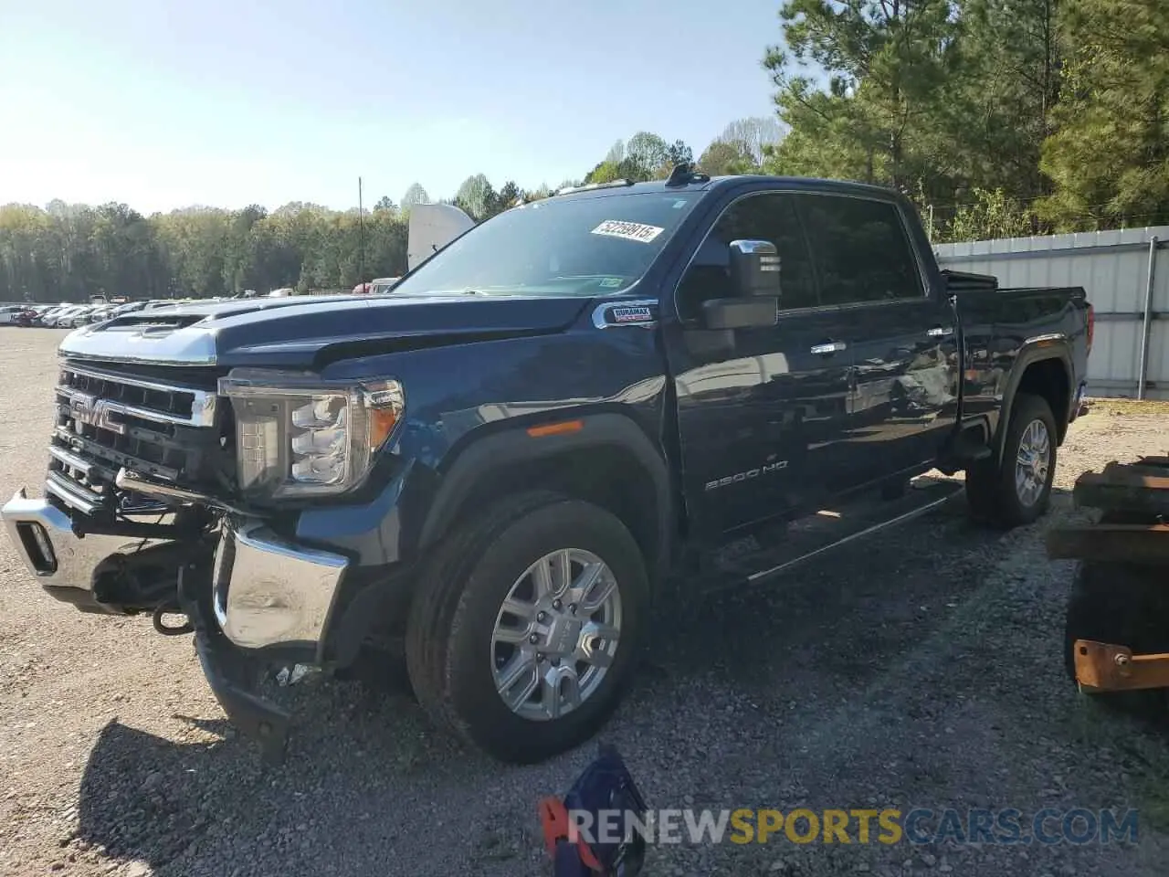 1 fotografías del automóvil dañado 1GT49NEY2LF161437 GMC SIERRA 2020