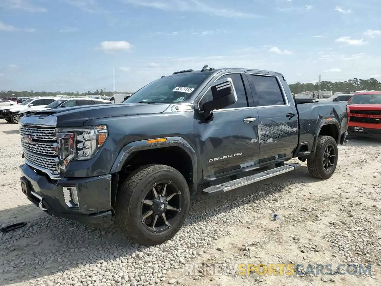 1 fotografías del automóvil dañado 1GT49REY0LF221044 GMC SIERRA 2020
