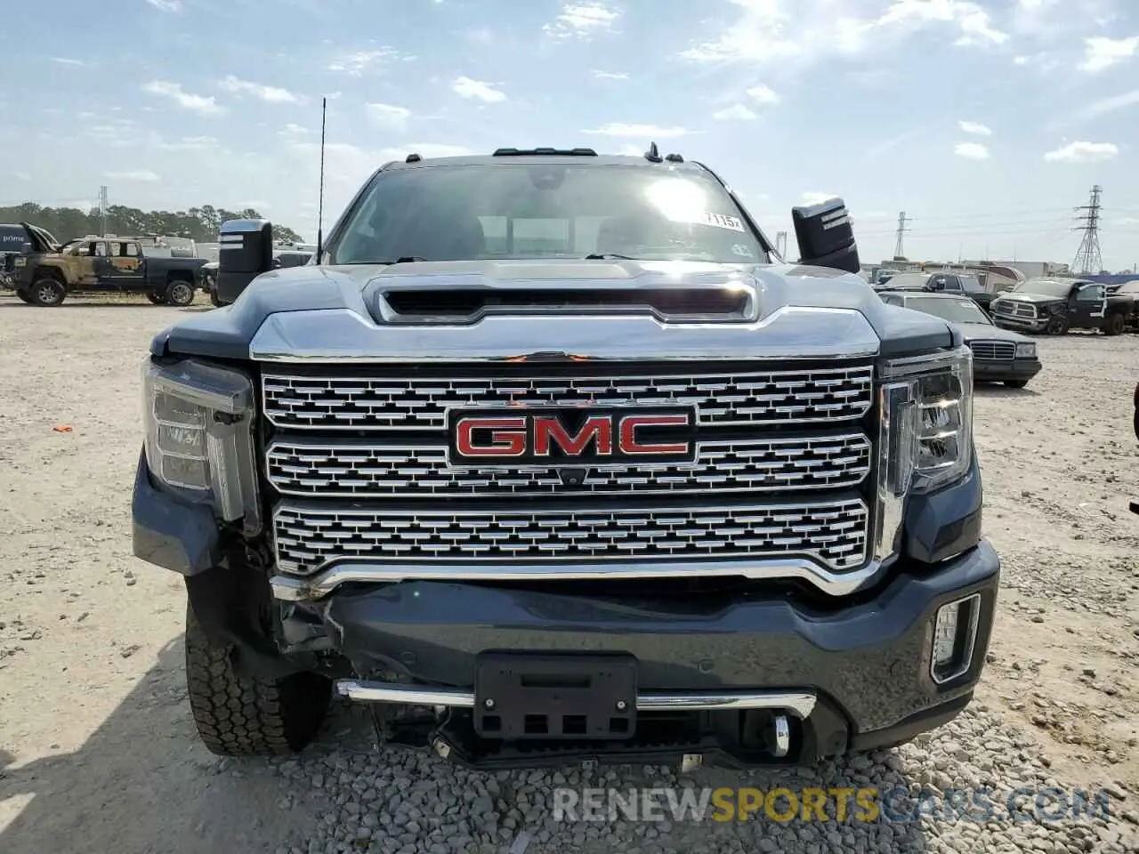 5 fotografías del automóvil dañado 1GT49REY0LF221044 GMC SIERRA 2020