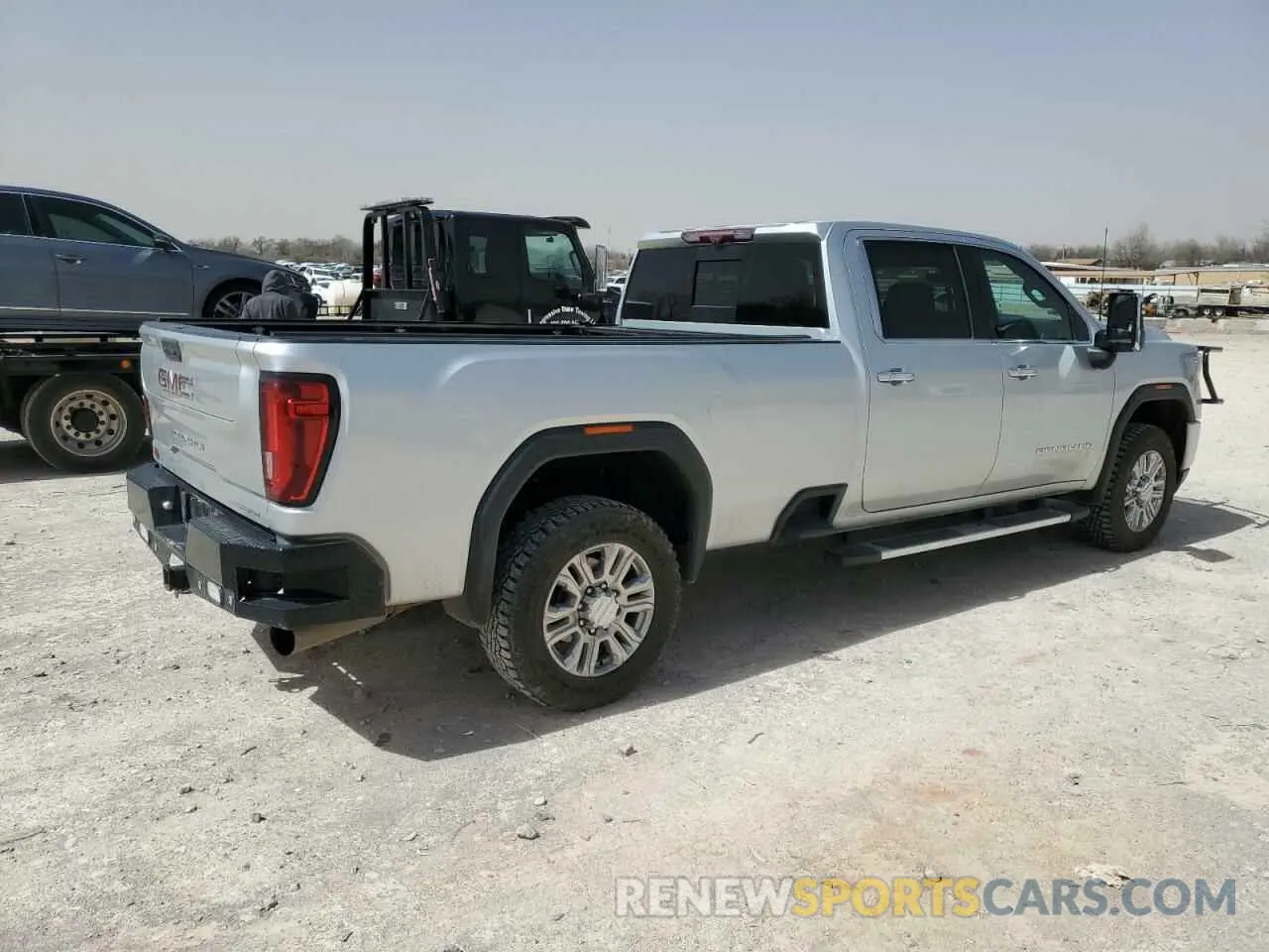 3 fotografías del automóvil dañado 1GT49REY1LF282970 GMC SIERRA 2020