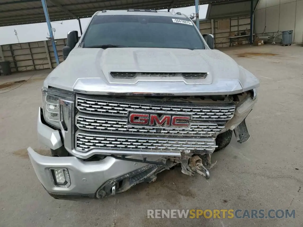 5 fotografías del automóvil dañado 1GT49REY9LF107074 GMC SIERRA 2020