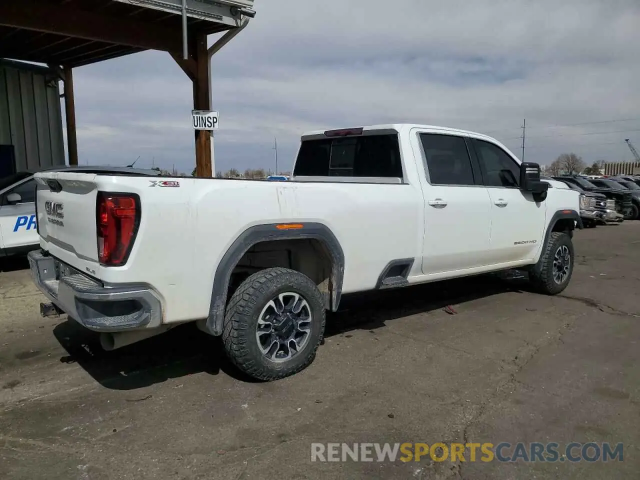3 fotografías del automóvil dañado 1GT49TEY3LF217048 GMC SIERRA 2020