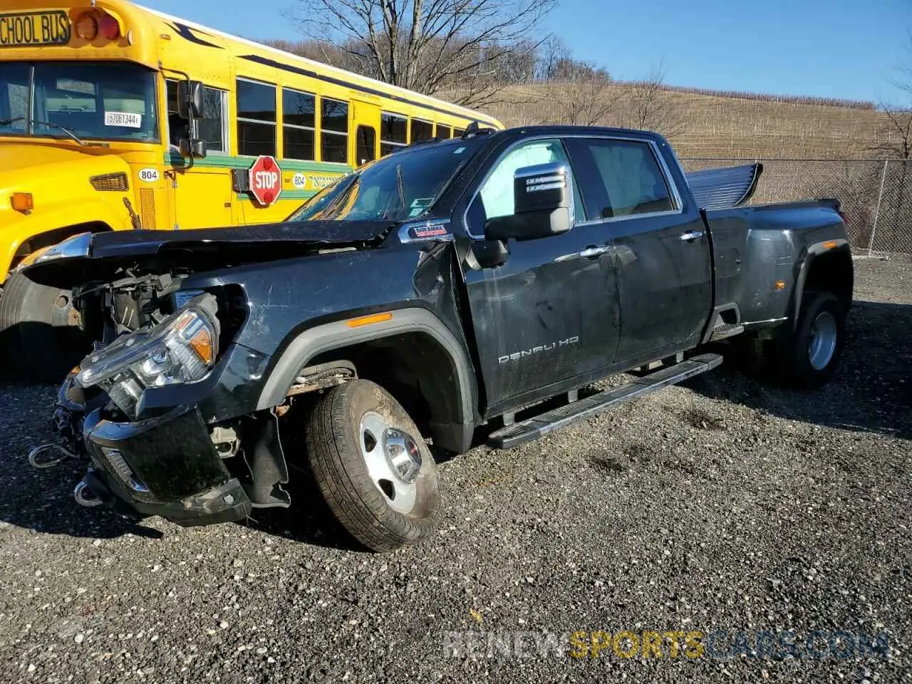 1 fotografías del automóvil dañado 1GT49WEY3LF308287 GMC SIERRA 2020