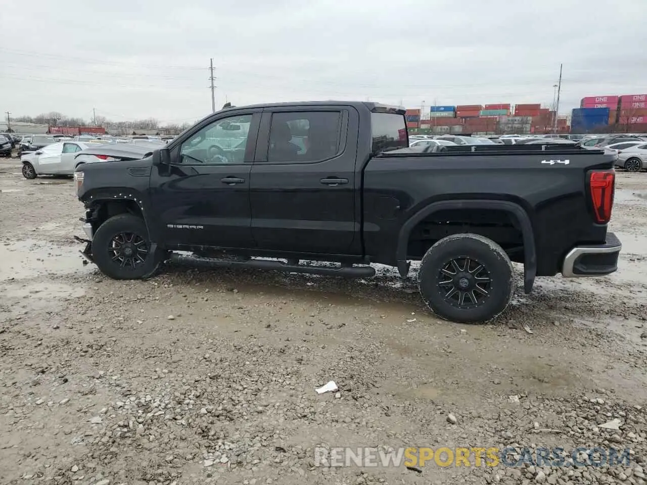 2 fotografías del automóvil dañado 1GTP9AEK4LZ130724 GMC SIERRA 2020