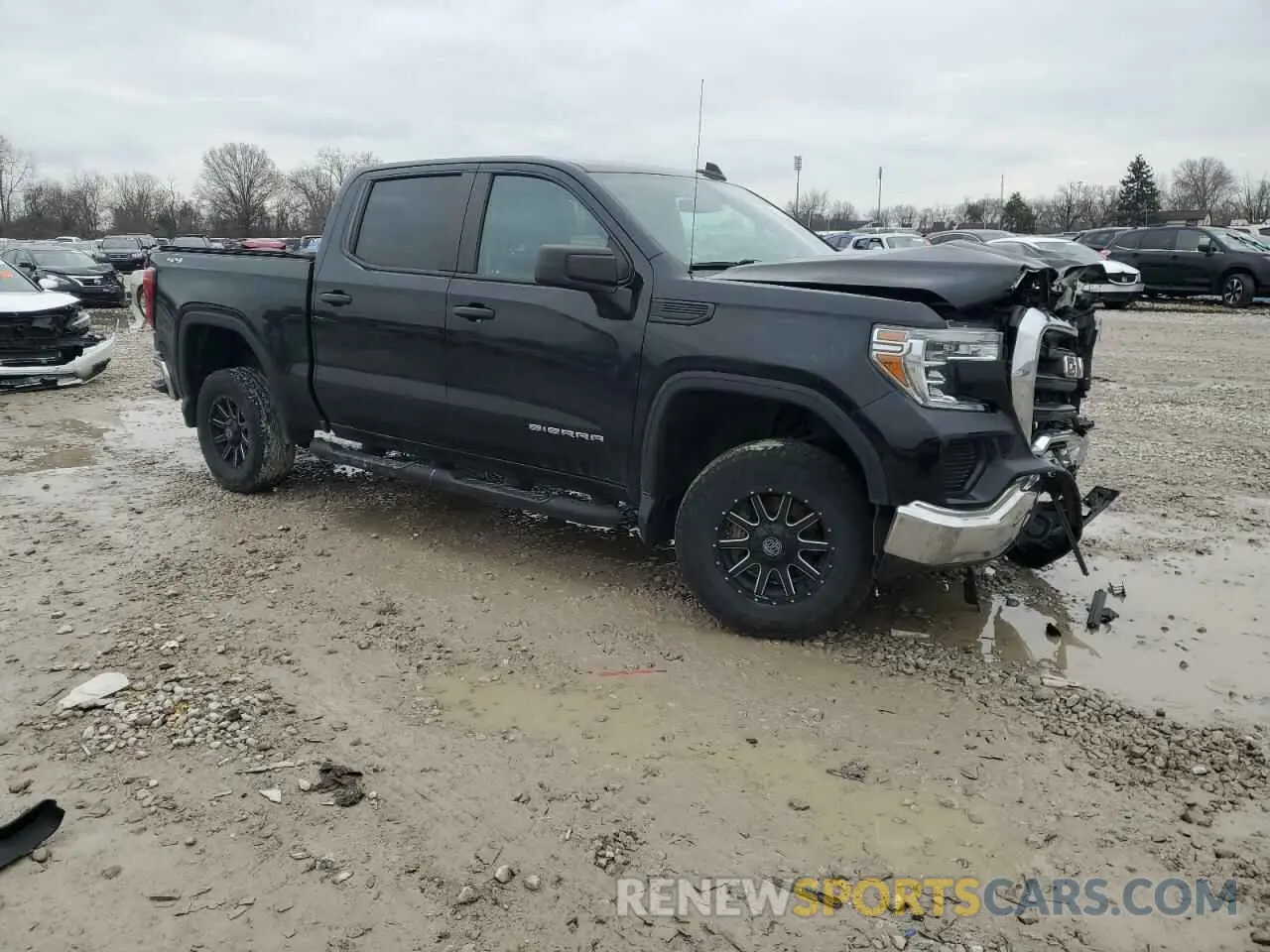 4 fotografías del automóvil dañado 1GTP9AEK4LZ130724 GMC SIERRA 2020