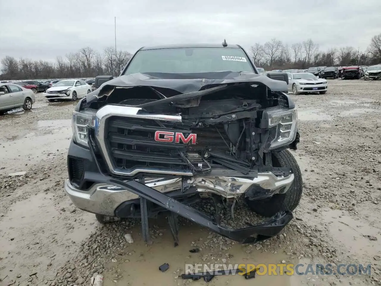 5 fotografías del automóvil dañado 1GTP9AEK4LZ130724 GMC SIERRA 2020