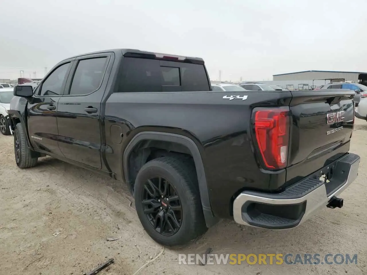 2 fotografías del automóvil dañado 1GTP9AEK6LZ297490 GMC SIERRA 2020
