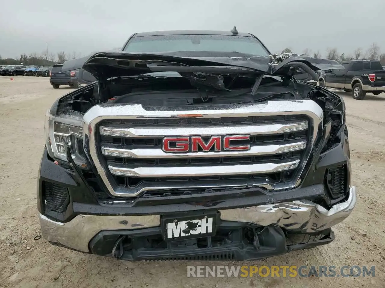 5 fotografías del automóvil dañado 1GTP9AEK6LZ297490 GMC SIERRA 2020