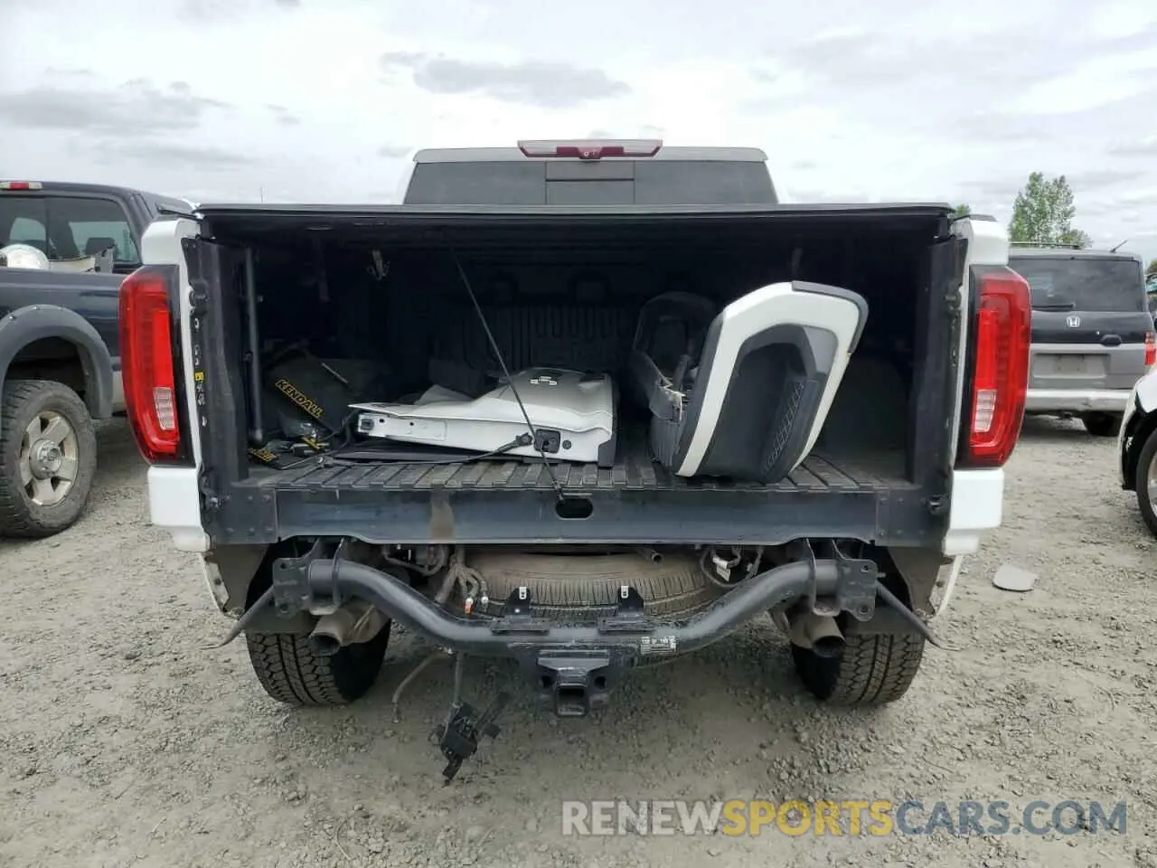 6 fotografías del automóvil dañado 1GTP9EEL5LZ210176 GMC SIERRA 2020