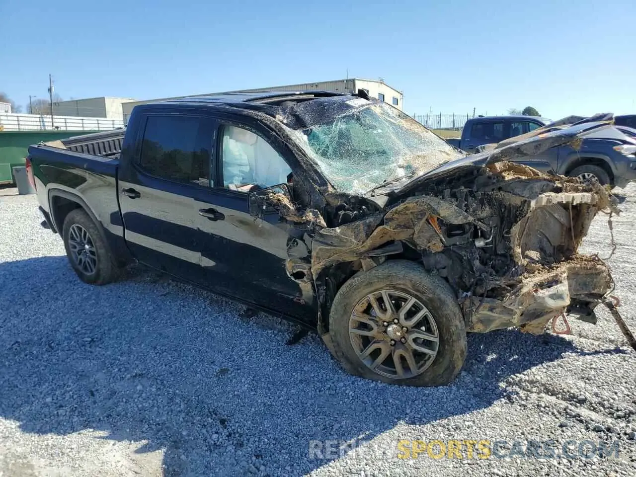 4 fotografías del automóvil dañado 1GTP9EEL9LZ359724 GMC SIERRA 2020
