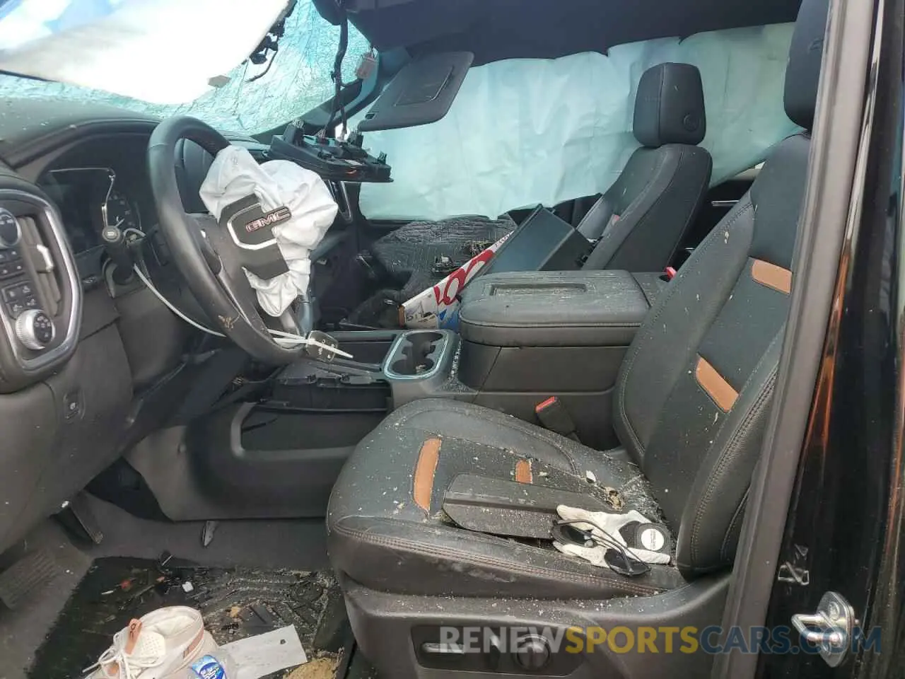 7 fotografías del automóvil dañado 1GTP9EEL9LZ359724 GMC SIERRA 2020