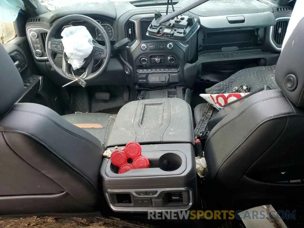 8 fotografías del automóvil dañado 1GTP9EEL9LZ359724 GMC SIERRA 2020