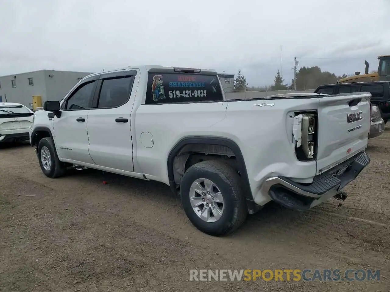 2 fotografías del automóvil dañado 1GTU9AEF0LZ325287 GMC SIERRA 2020