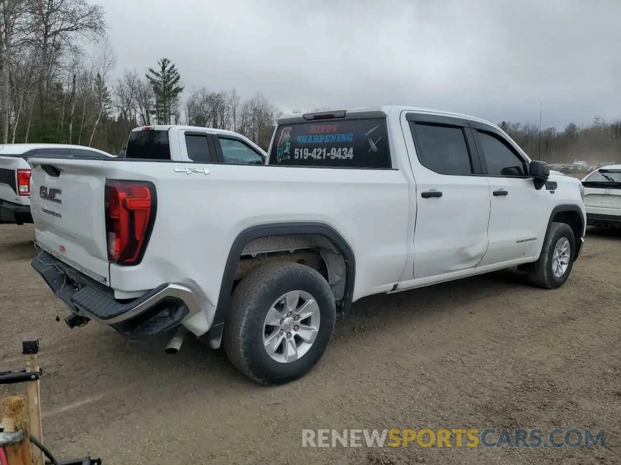 3 fotografías del automóvil dañado 1GTU9AEF0LZ325287 GMC SIERRA 2020