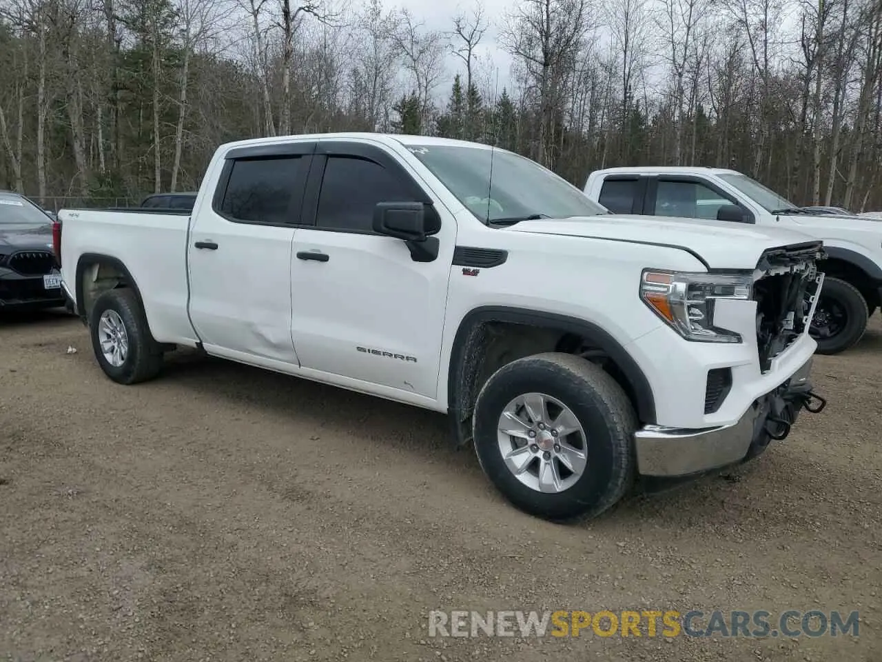 4 fotografías del automóvil dañado 1GTU9AEF0LZ325287 GMC SIERRA 2020