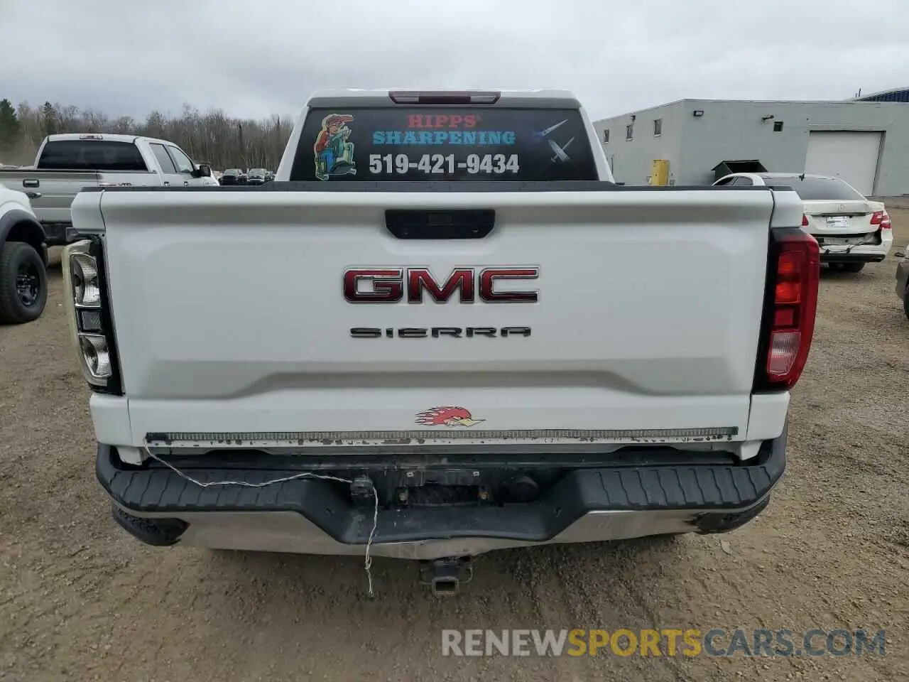 6 fotografías del automóvil dañado 1GTU9AEF0LZ325287 GMC SIERRA 2020