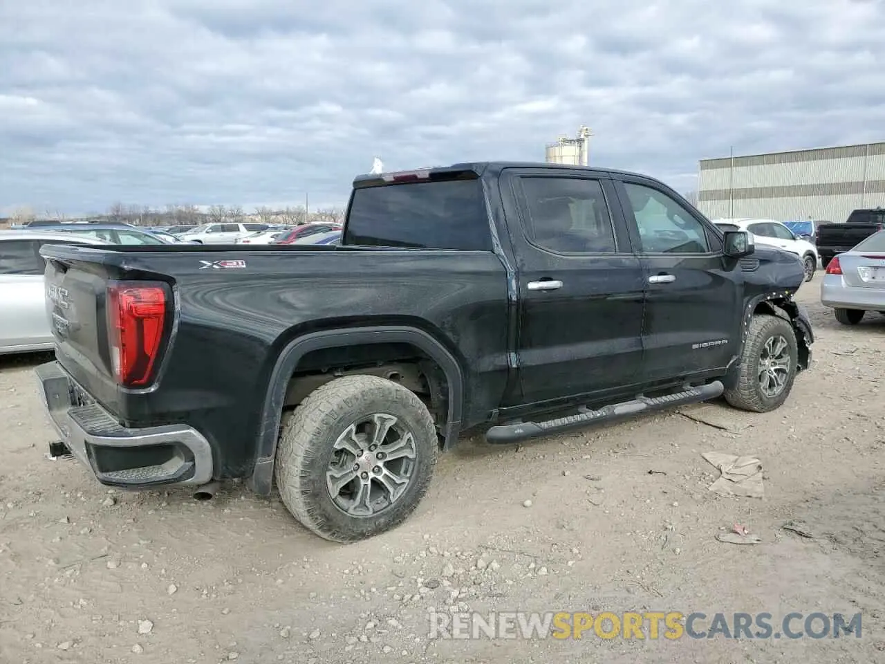 3 fotografías del automóvil dañado 1GTU9AEFXLZ338368 GMC SIERRA 2020