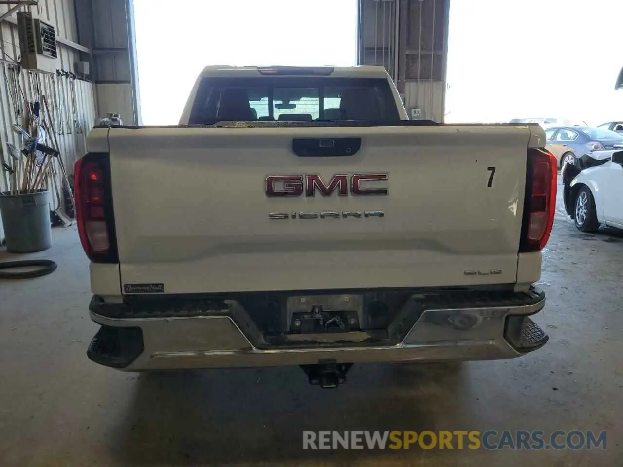 6 fotografías del automóvil dañado 1GTU9BEDXLZ104025 GMC SIERRA 2020
