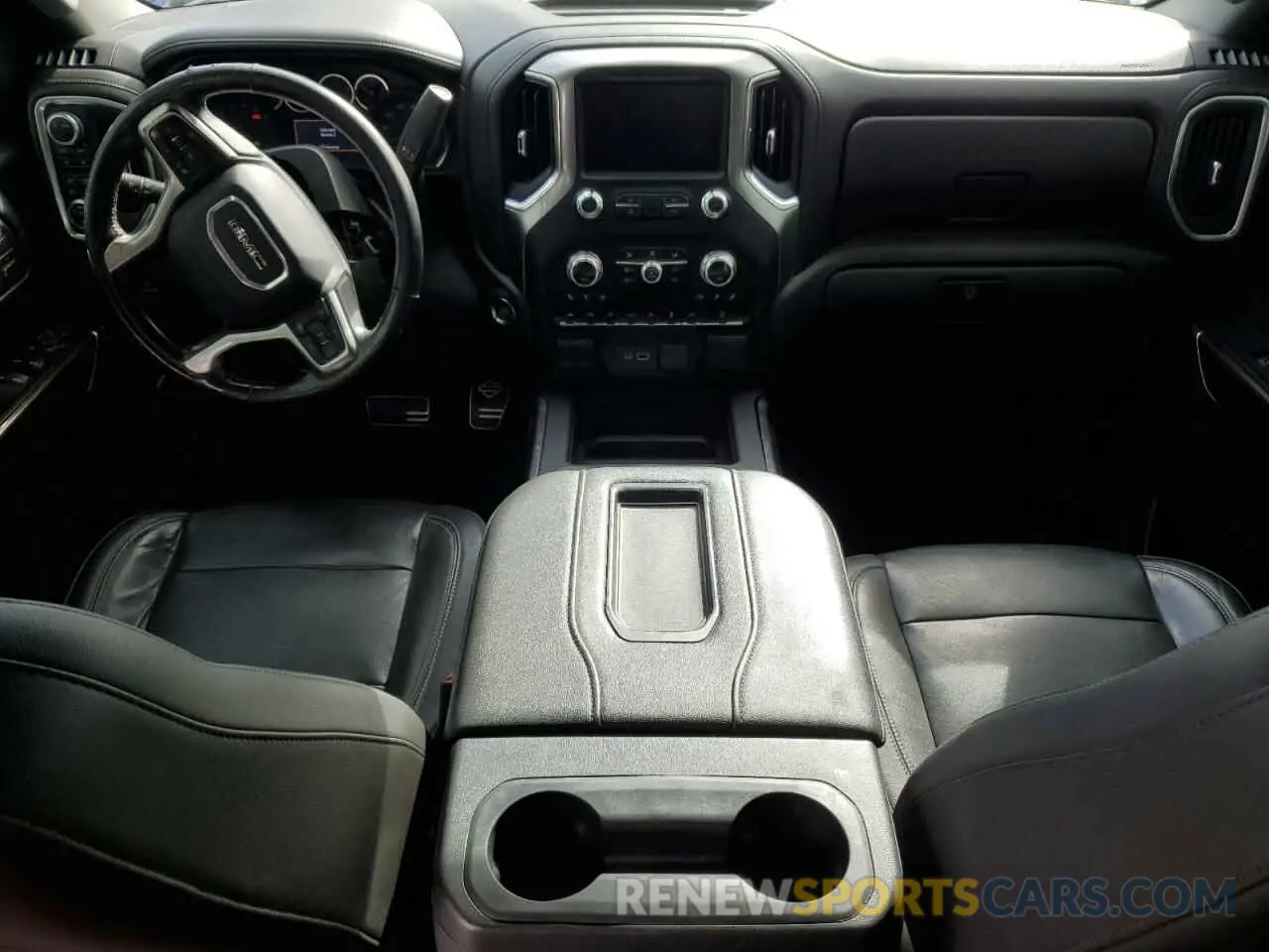 8 fotografías del automóvil dañado 1GTU9DEL4LZ256207 GMC SIERRA 2020