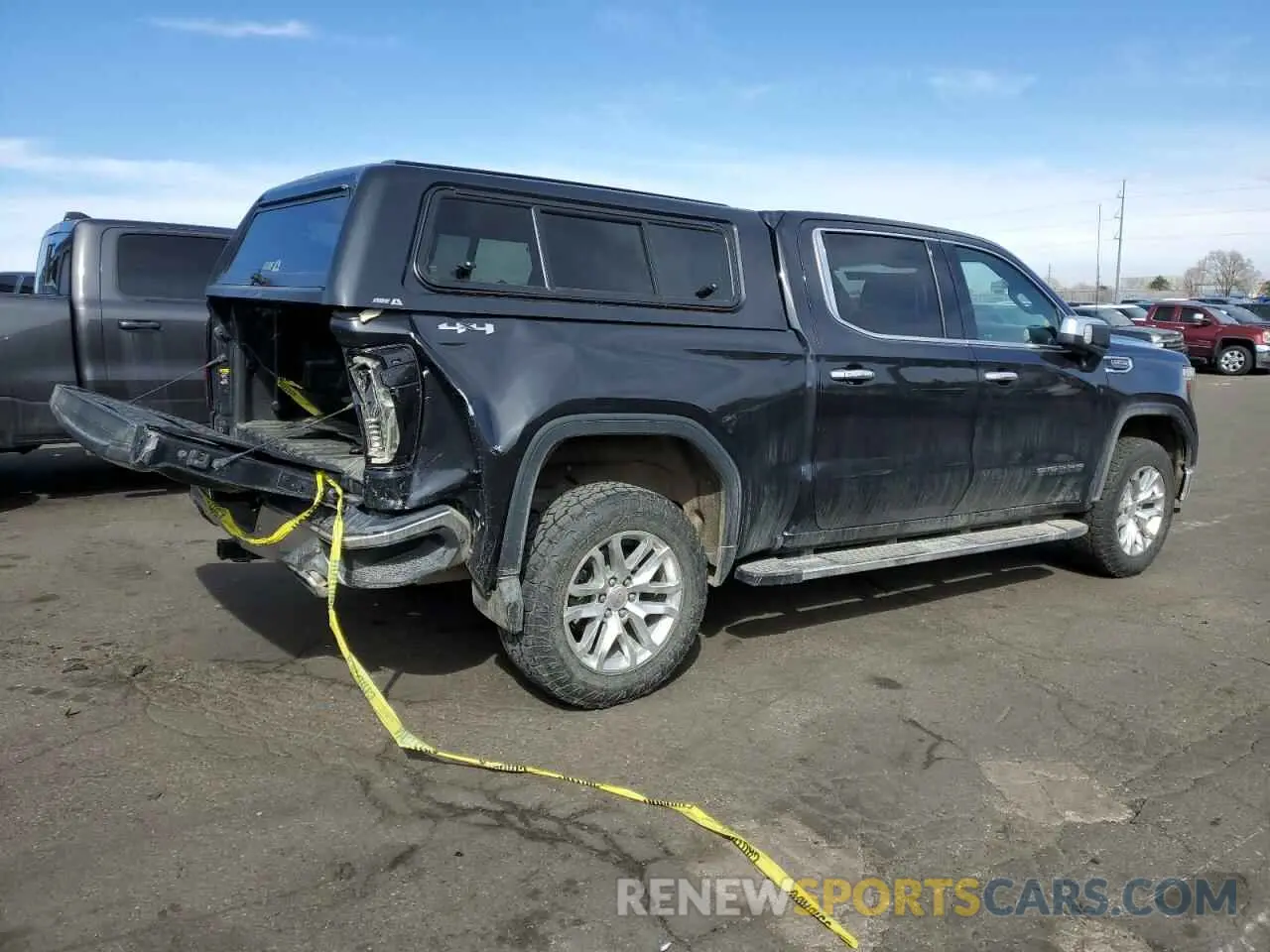 3 fotografías del automóvil dañado 1GTU9DEL7LZ286740 GMC SIERRA 2020